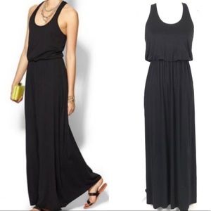 Lush Black Racerback Maxi Dress